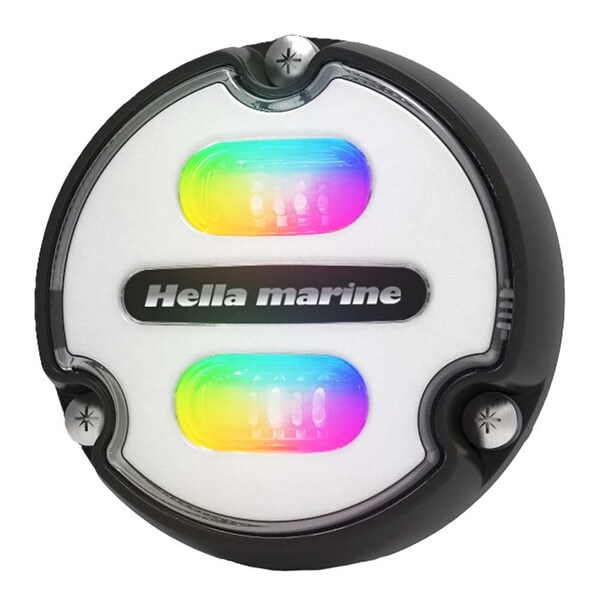 Hella Marine Apelo A1 RGB Underwater Light - 1800 Lumens - Black Housing - White Lens 016146-011 - main